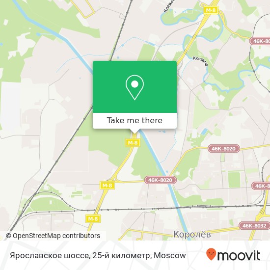 Ярославское шоссе, 25-й километр map