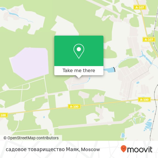 садовое товарищество Маяк map