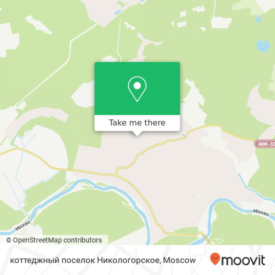 коттеджный поселок Никологорское map