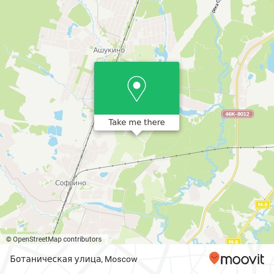 Ботаническая улица map