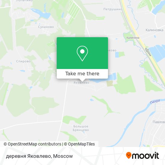 деревня Яковлево map