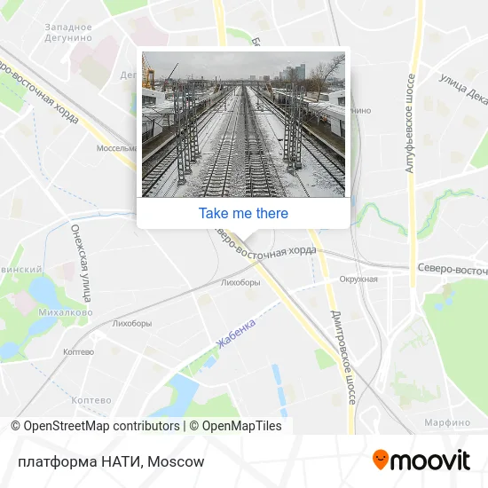 платформа НАТИ map