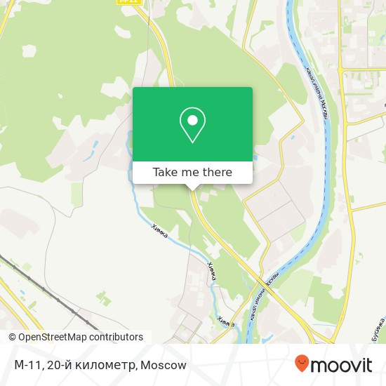 М-11, 20-й километр map