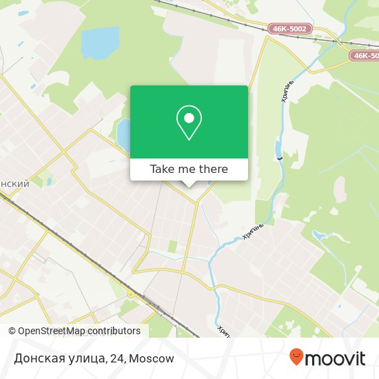 Донская улица, 24 map