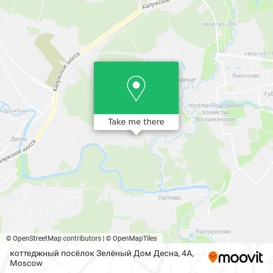 коттеджный посёлок Зелёный Дом Десна, 4А map