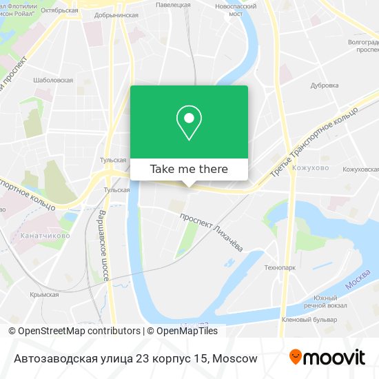 Автозаводская yлица 23 корпус 15 map