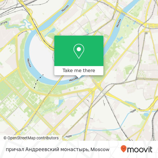 причал Андреевский монастырь map