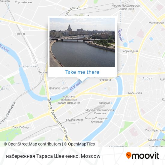 набережная Тараса Шевченко map