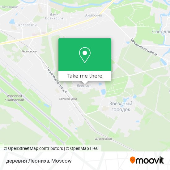 деревня Леониха map