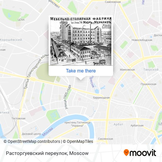 Расторгуевский переулок map