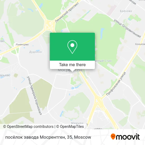 посёлок завода Мосрентген, 35 map