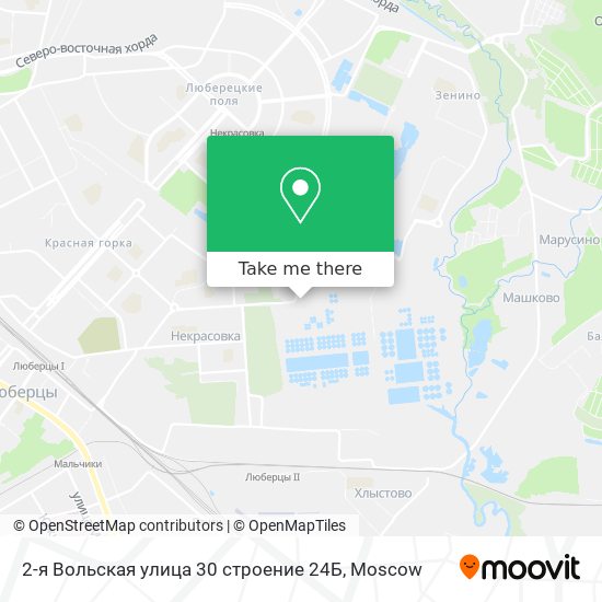 2-я Вольская улица 30 строение 24Б map