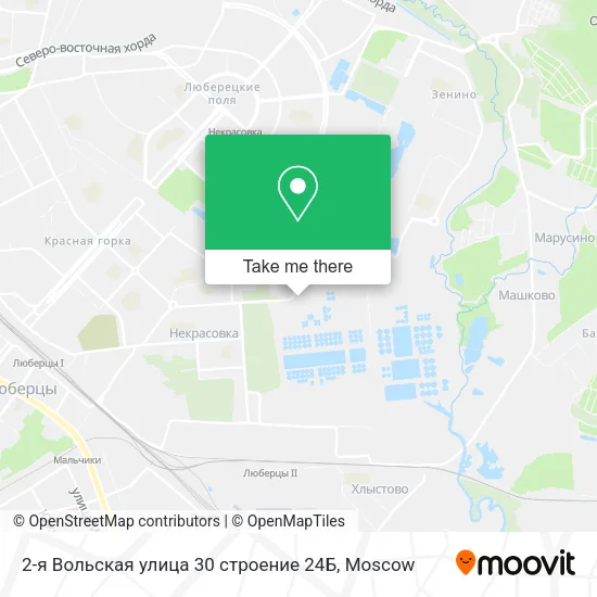 2-я Вольская улица 30 строение 24Б map