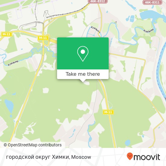 городской округ Химки map