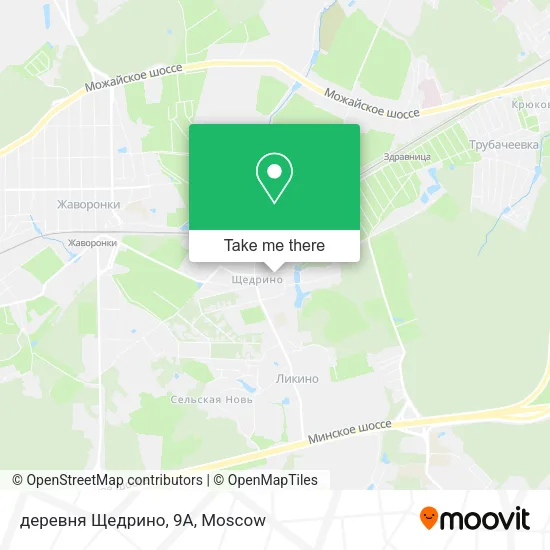 деревня Щедрино, 9А map