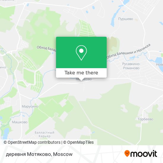 деревня Мотяково map
