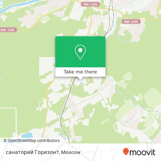 санаторий Горизонт map