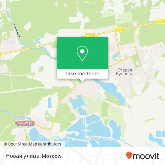 Новая улица map