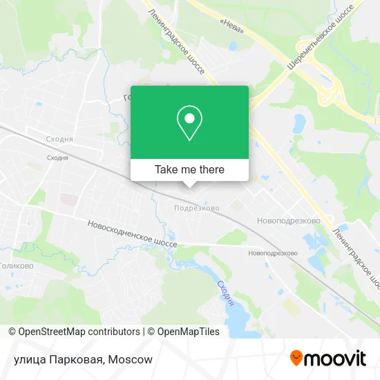 улица Парковая map