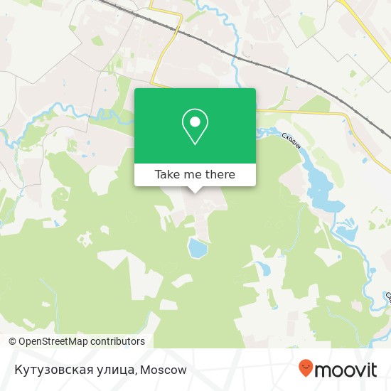 Кутузовская улица map