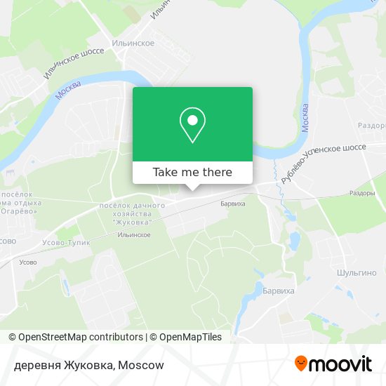 деревня Жуковка map