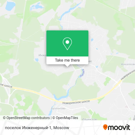 поселок Инженерный-1 map