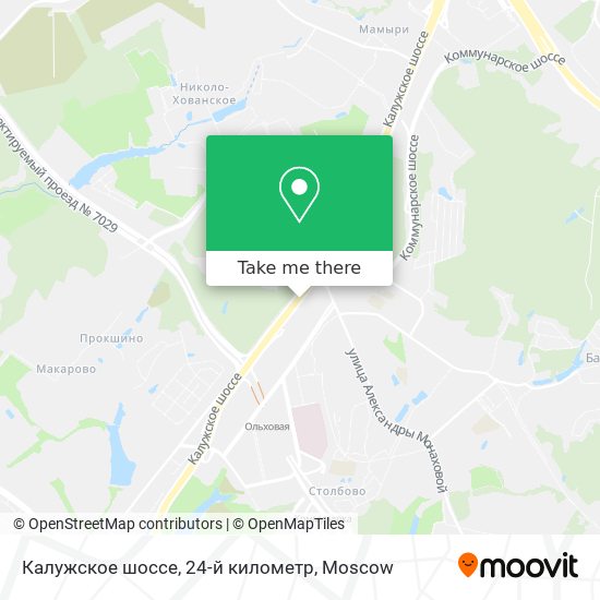 Калужское шоссе, 24-й километр map