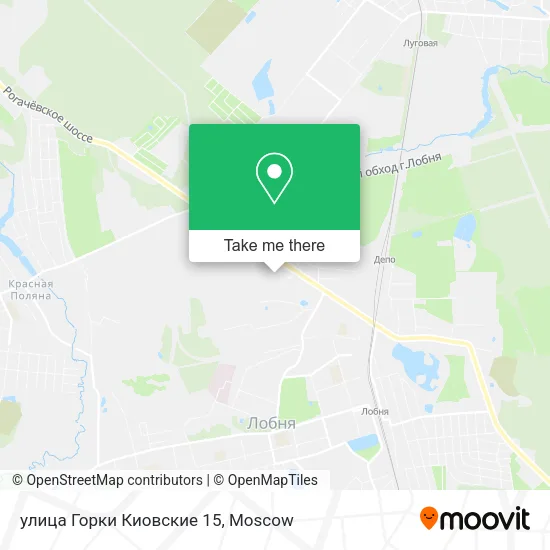 улица Горки Киовские 15 map