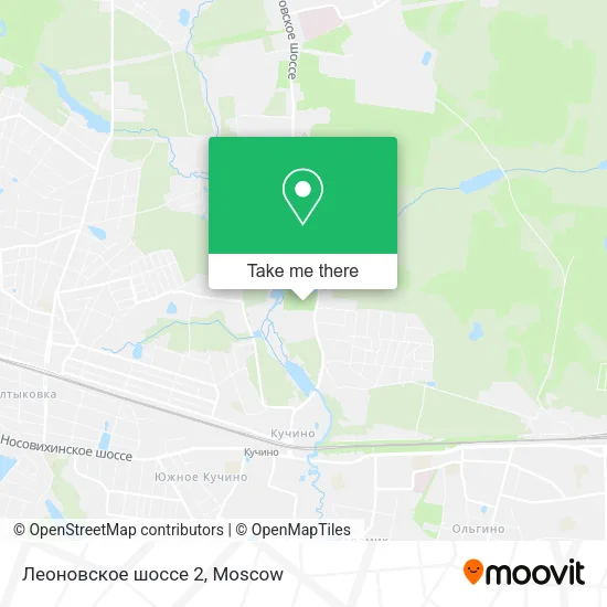 Леоновское шоссе 2 map