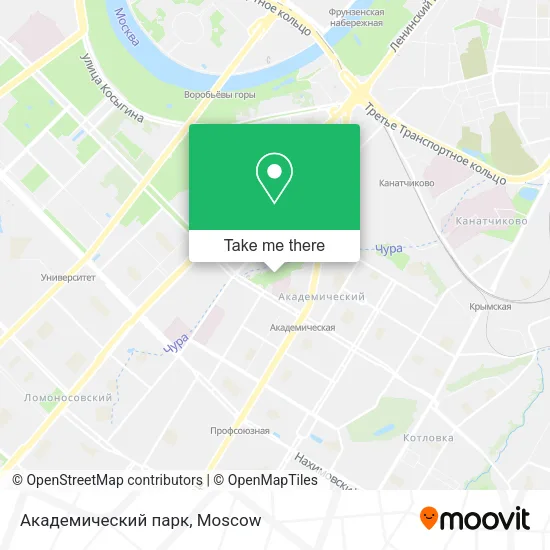 Академический парк map