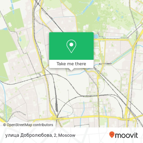 улица Добролюбова, 2 map