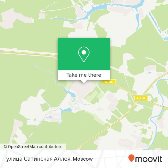 улица Сатинская Аллея map