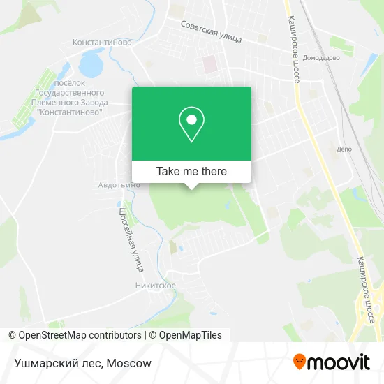 Ушмарский лес map