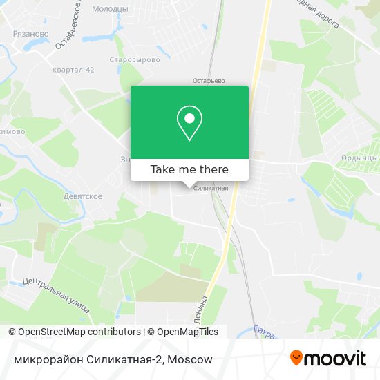 микрорайон Силикатная-2 map