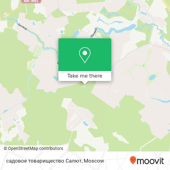 садовое товарищество Салют map