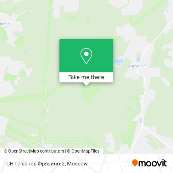СНТ Лесное Фрязино-2 map