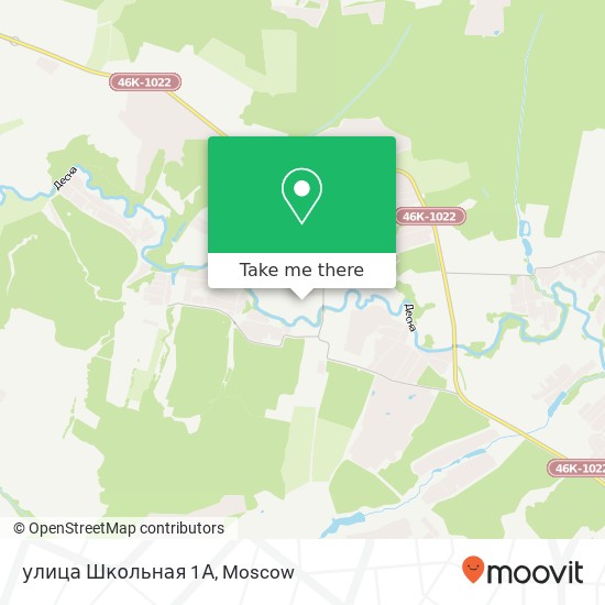 улица Школьная 1А map