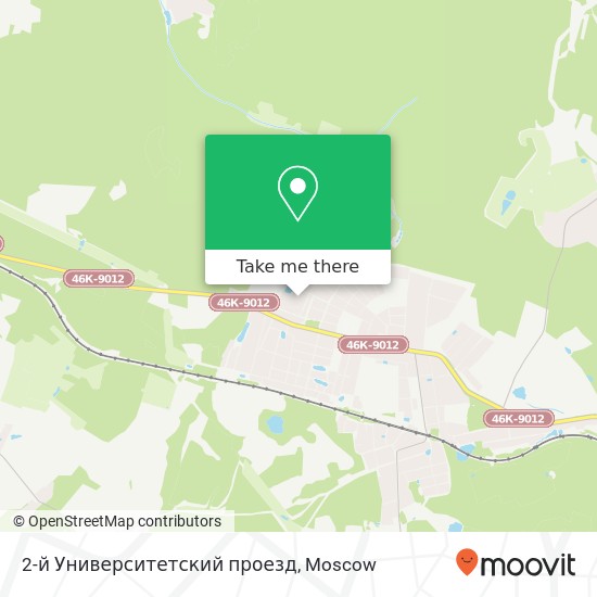 2-й Университетский проезд map