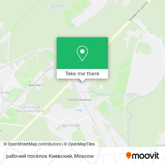 рабочий посёлок Киевский map