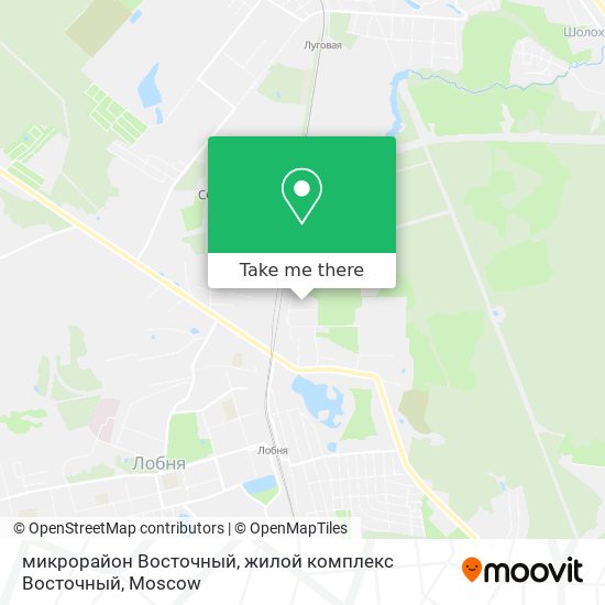 микрорайон Восточный, жилой комплекс Восточный map