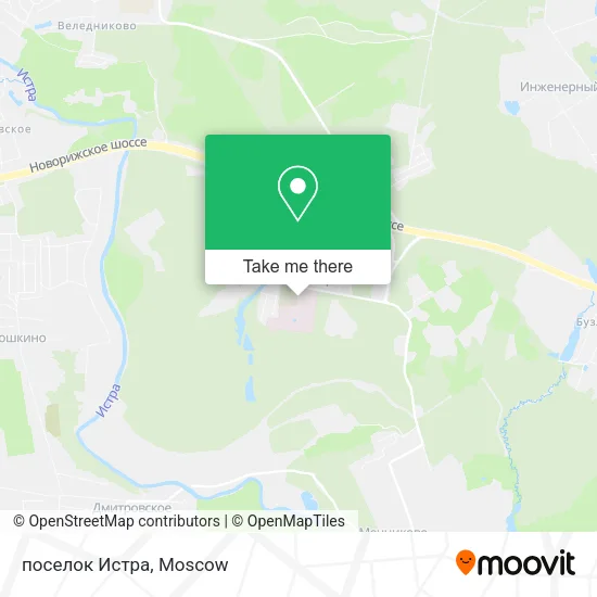 поселок Истра map