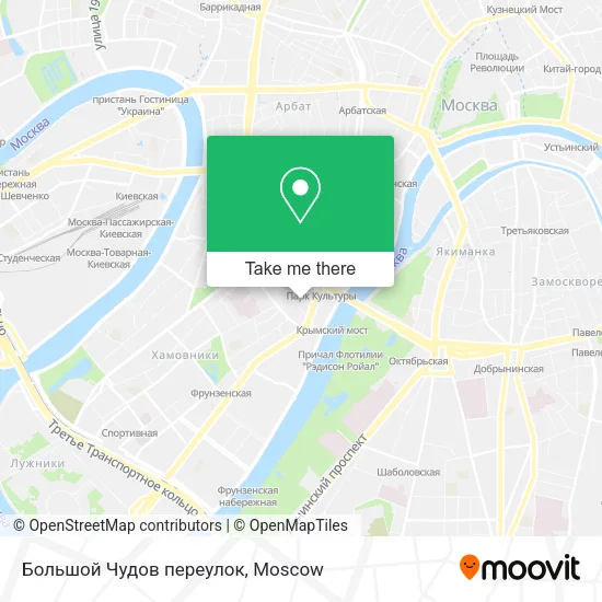 Большой Чудов переулок map
