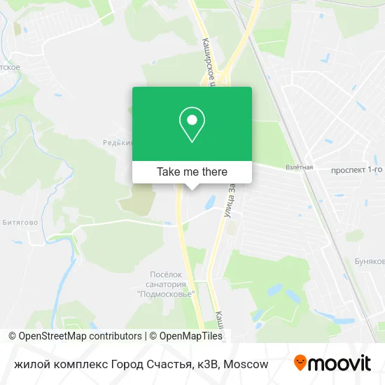 жилой комплекс Город Счастья, к3В map