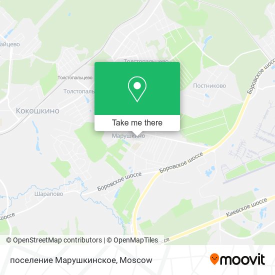 поселение Марушкинское map