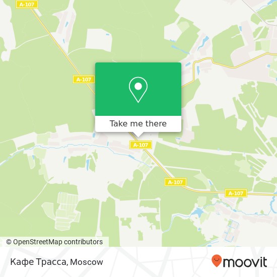 Кафе Трасса, Подольск 142145 map