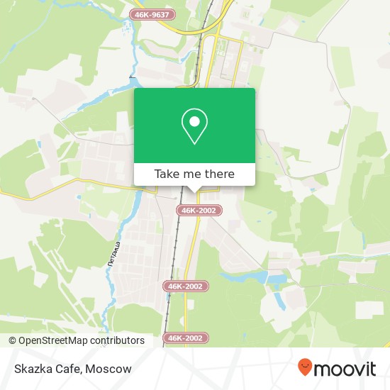 Skazka Cafe, Московская улица Подольск 142181 map