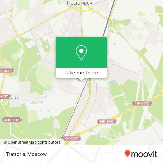 Trattoria, Подольск 142105 map