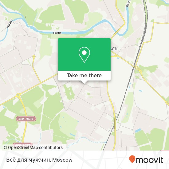 Всё для мужчин, улица Свердлова Подольск 142114 map