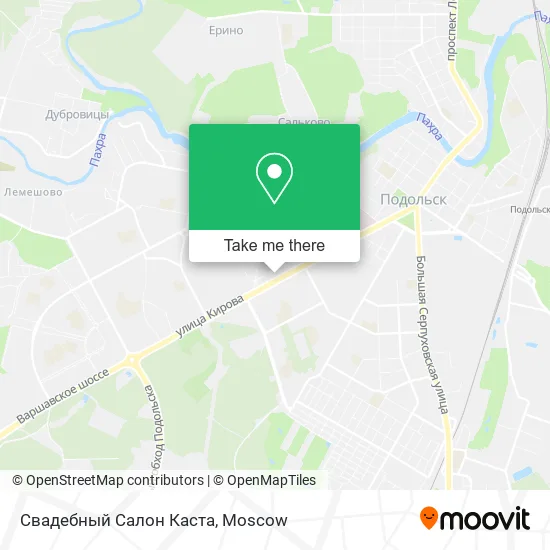 Свадебный Салон Каста map