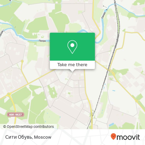 Сити Обувь, Подольск 142114 map